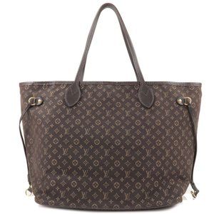 Neverfull MM Idylle Leather Shoulder Bag